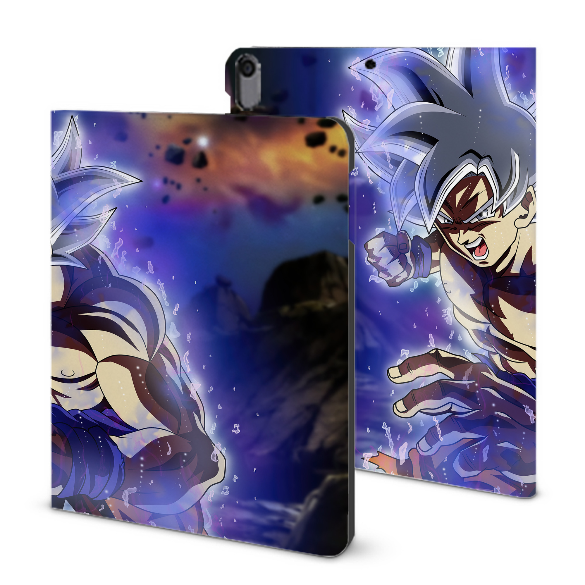 （画像用） ドラゴンボール DRAGON BALL IPad ケース ブック型 PUレザー TPU 耐衝撃 軽量 薄型 ペン収納なし 全面保護 IPad 各モデル対応
